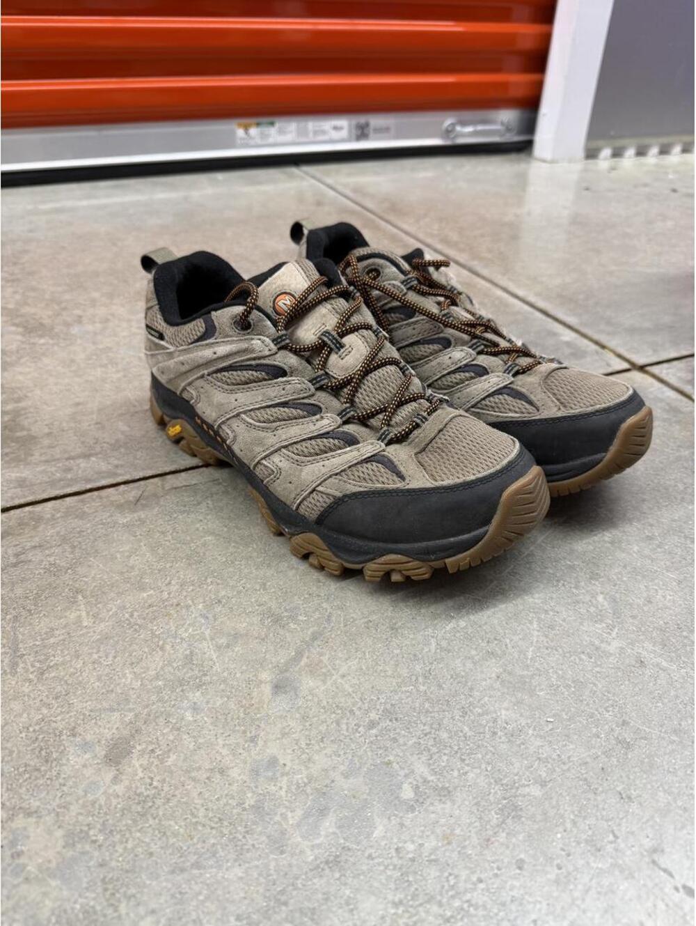 merrell moab 3 olive wide hiking shoes size 11.5 MENS